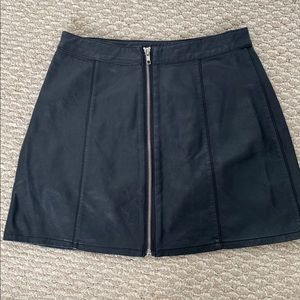 Leather skirt